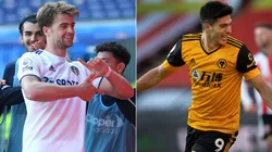 Leeds United vs. Wolves juegan por la jornada 5 de la Premier League 2020 este lunes (Getty Images).