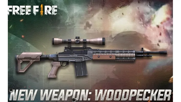 Nueva arma llega a Free Fire: la M21 Woodpecker ya está disponible
