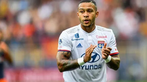 Memphis Depay en Olympique de Lyon.
