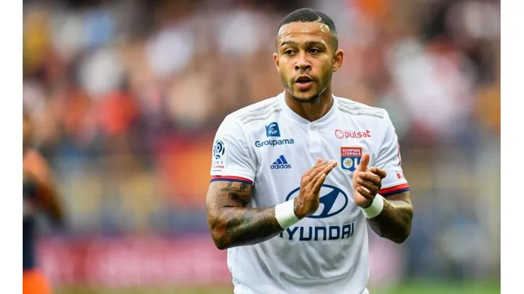 Memphis Depay en Olympique de Lyon.
