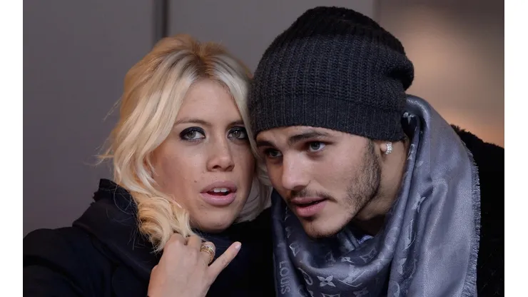 Wanda Nara junto a Mauro Icardi.