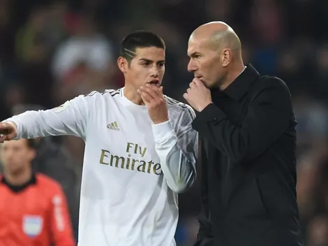 El éxito de James Rodríguez en Everton pone en el ojo de la tormenta a Zidane