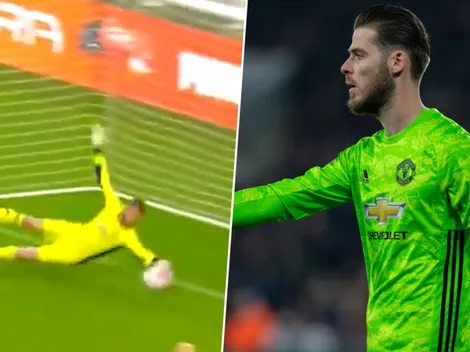 A veces los mete, a veces los salva: impactante atajada de De Gea