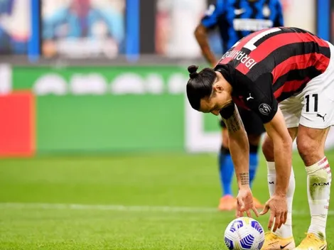 Todo muy Zlatan: Ibra fabricó un penal, lo erró y metió el 1 a 0 del Milan en el rebote