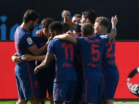 Con goles de Suárez y Carrasco, Atlético Madrid le ganó 2 a 0 al Celta de Vigo