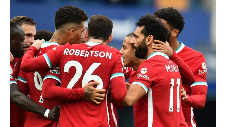 Foto de Salah ante Everton.
