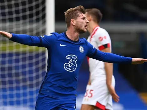 Uno más lindo que el otro: Timo Werner se destapó y firmó un doblete de ensueño