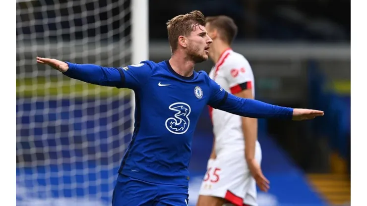 Uno más lindo que el otro: Timo Werner se destapó y firmó un doblete de ensueño