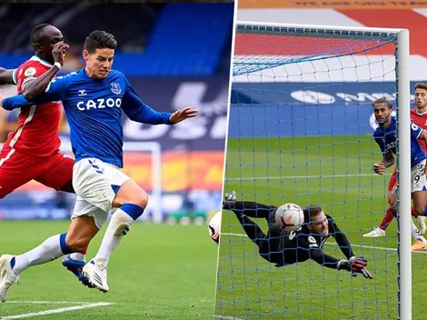 Es un genio total: James la armó toda, Digne centró y Lewin puso el 2-2