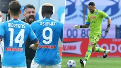 David Ospina asistió en el cuarto gol del Napoli sobre Atalanta.