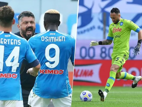 David Ospina puso asistencia en la goleada de Napoli a Atalanta