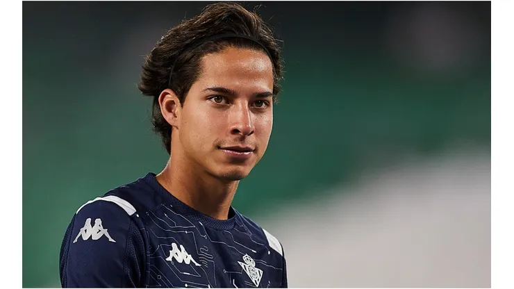 Diego Lainez, en Real Betis