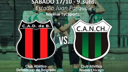 Defensores de Belgrano vs. Nueva Chicago