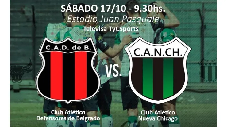 Defensores de Belgrano vs. Nueva Chicago