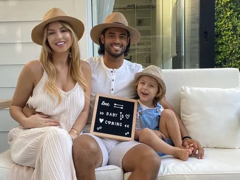 Carlos Vela y Saioa Cañibano fueron padres de una niña