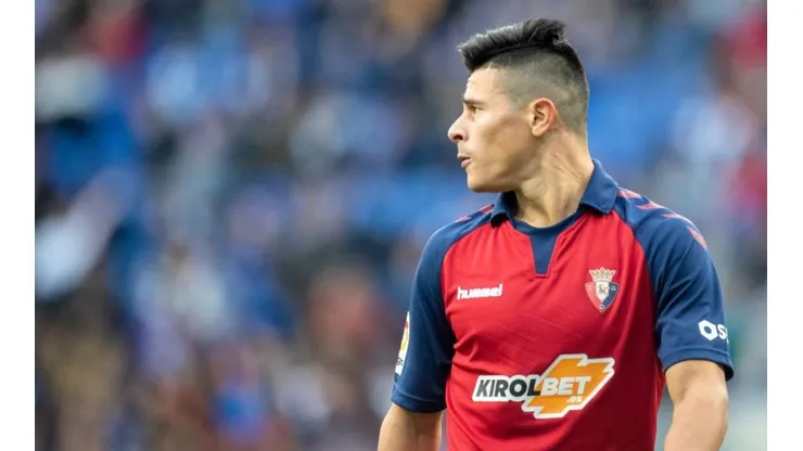 Facundo Roncaglia con la camiseta de Osasuna.