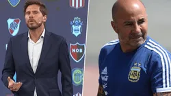 Sebastián Vignolo contra Jorge Sampaoli.
