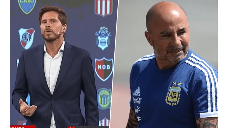Sebastián Vignolo contra Jorge Sampaoli.