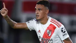Matías Suárez durante un partido de River.