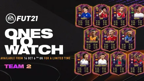 FIFA 21: Estos son los nuevos Ones To Watch para el Ultimate Team