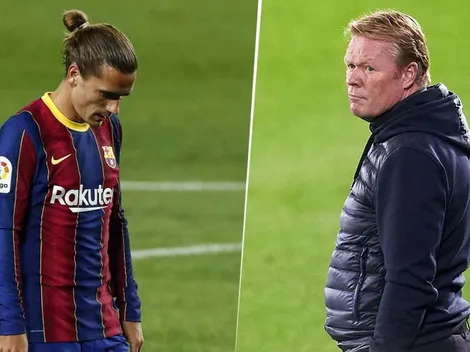 Koeman le contestó a Griezmann: "El entrenador manda"