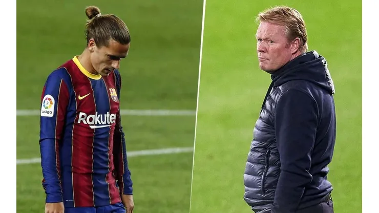 Koeman le contestó a Griezmann: "El entrenador manda"