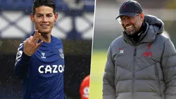 James Rodríguez y Jurgen Klopp.