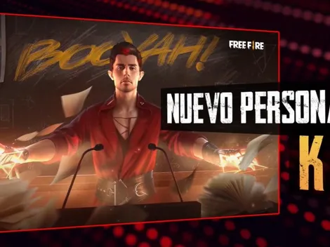 Este es el Capitán BOOYAH! "K", nuevo personaje de Free Fire