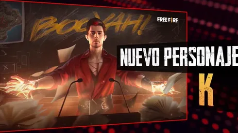 Este es el Capitán BOOYAH! "K", nuevo personaje de Free Fire