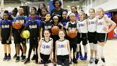 Participantes del Jr. NBA.