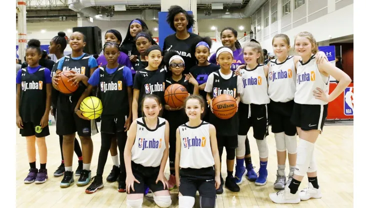 Participantes del Jr. NBA.