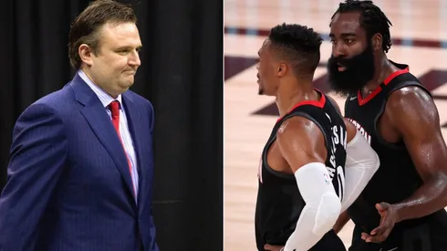 Daryl Morey Russell Westbrook y James Harden