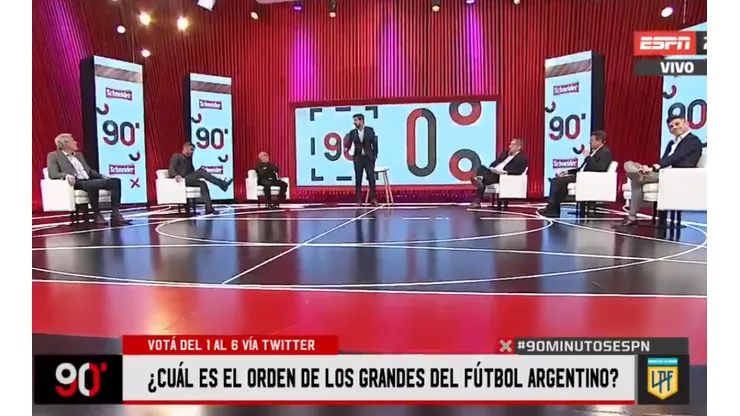 Foto de los periodista de 90 Minutos.