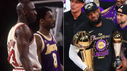 Michael Jordan, Kobe Bryant y LeBron James