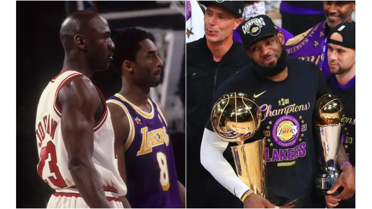 Michael Jordan, Kobe Bryant y LeBron James