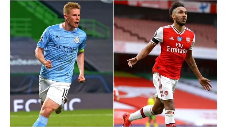 Manchester City vs. Arsenal juegan por la fecha 5 de la Premier League este sábado (Getty Images)