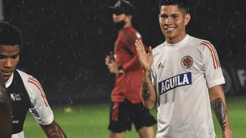 James le cumplió un sueño a Jorman Campuzano después del juego contra Chile
