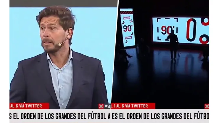 Vignolo estaba hablando, le apagaron las luces ¡y cortaron el programa!