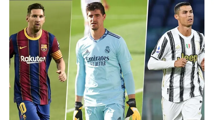 A Courtois le pidieron elegir entre Messi y Cristiano y no dudó