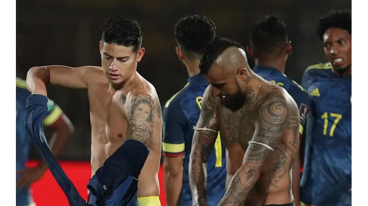 La tierna publicación que James le dedicó a Arturo Vidal: "Te quiero"