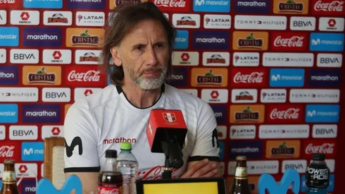 Ricardo Gareca se mostró moderado luego del partido contra Brasil.