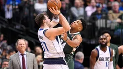 Luka Doncic y Giannis Antetokounmpo