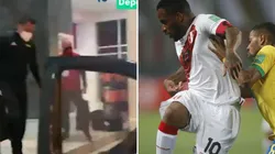 Hinchas esperaron la salida de Julio Bascuñán del Estadio Nacional.