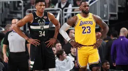 Giannis Antetokounmpo y LeBron James