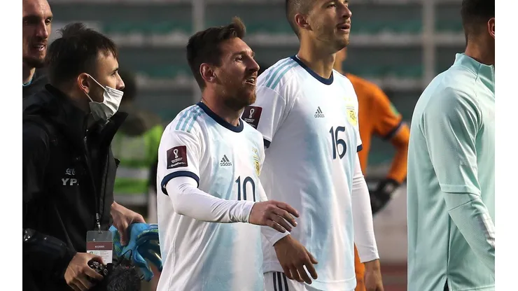 Messi se re calentó en el final: "¿Qué te pasa, pelado?"