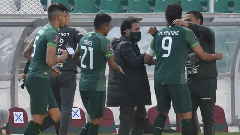 Foto de los jugadores de la Selección de Bolivia.