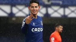 James Rodríguez, jugador del Everton de Inglaterra.
