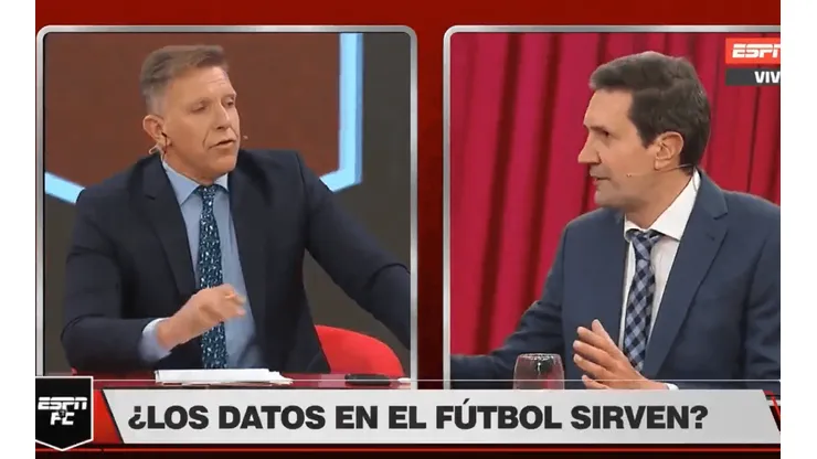 Muy picante: Miguel Simón y Fantino se cruzaron al aire en ESPN