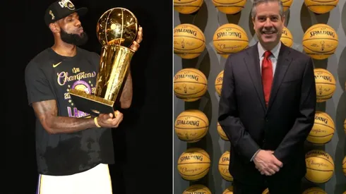 LeBron James y Álvaro Martín