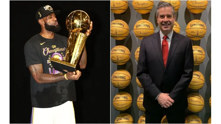 LeBron James y Álvaro Martín